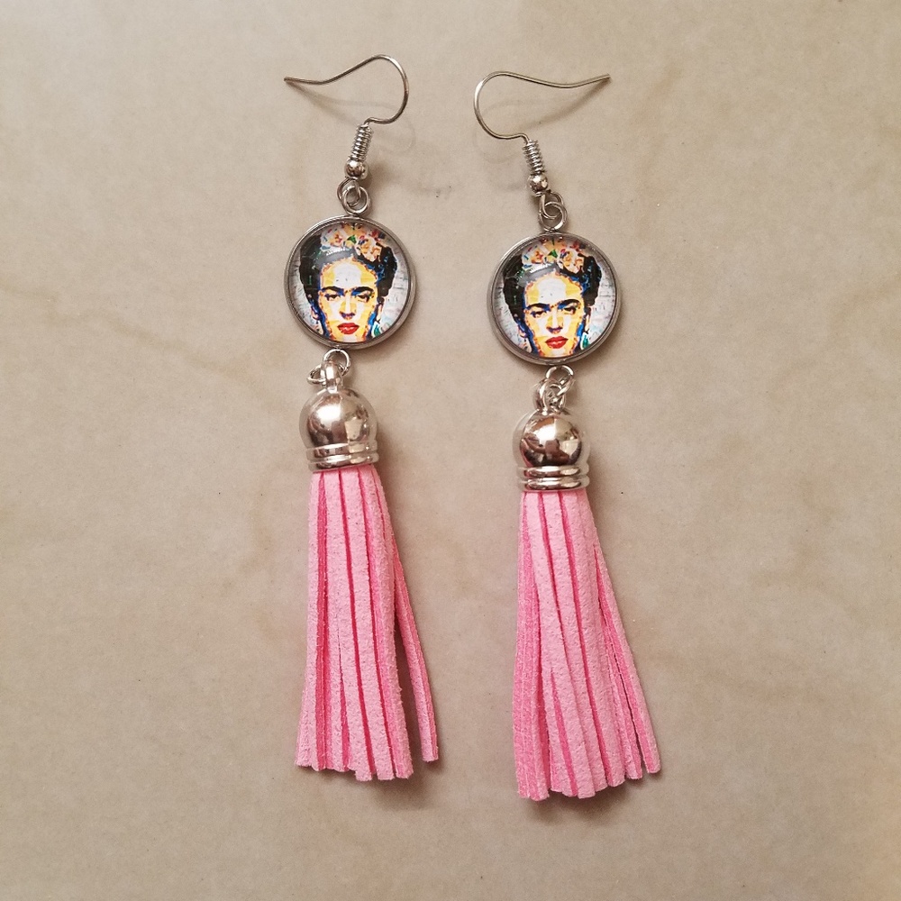Frida kahlo tassel earrings